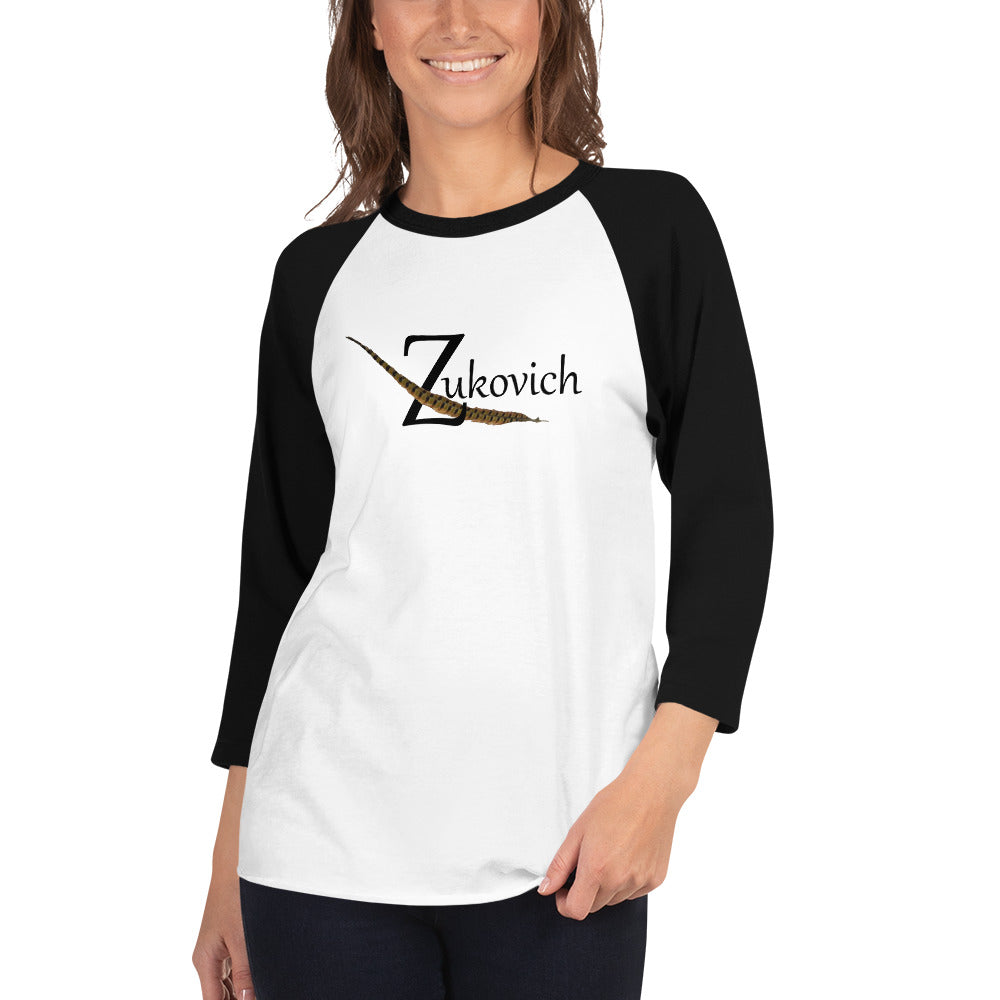 3/4 sleeve raglan shirt — zukovichgamebirds